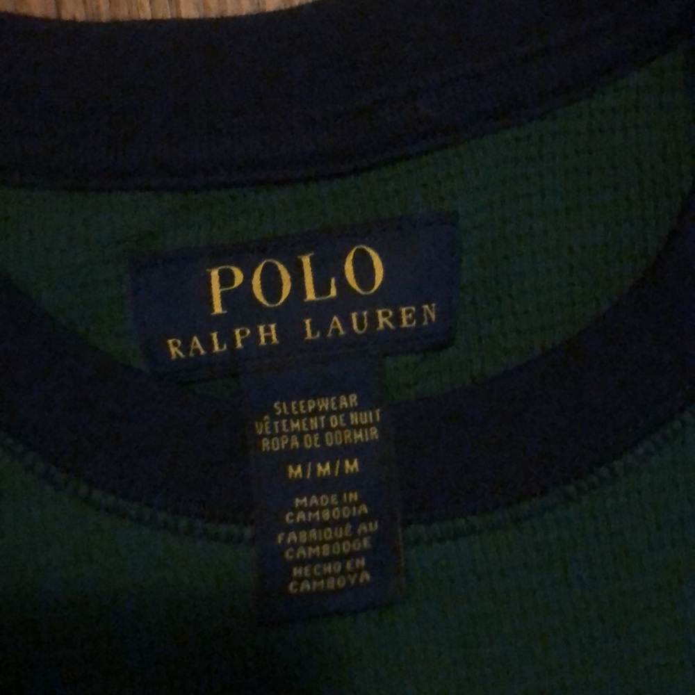 Green polo vintage t-shirt - Picture 3 of 8
